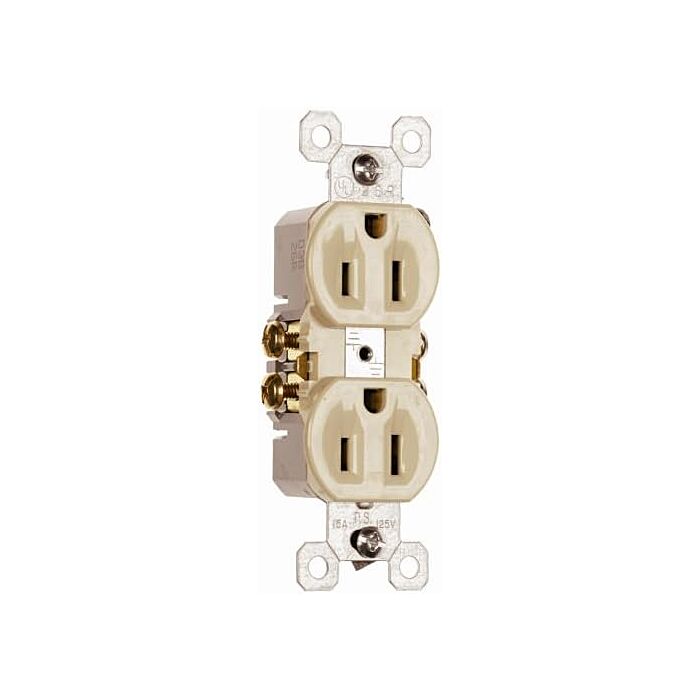 Pass & Seymour DUP OUTLET 15A 125V IV 10PK