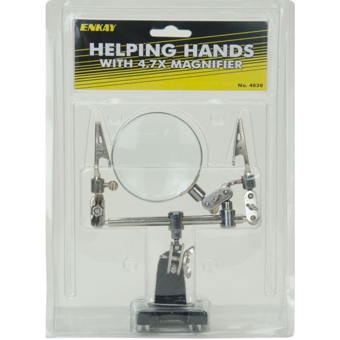 Enkay 2-1/2 in Helping Hand with Magnifying Glass