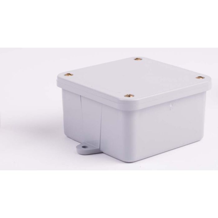 CANTEX Rigid PVC 4 in 4 in Molded Junction Box