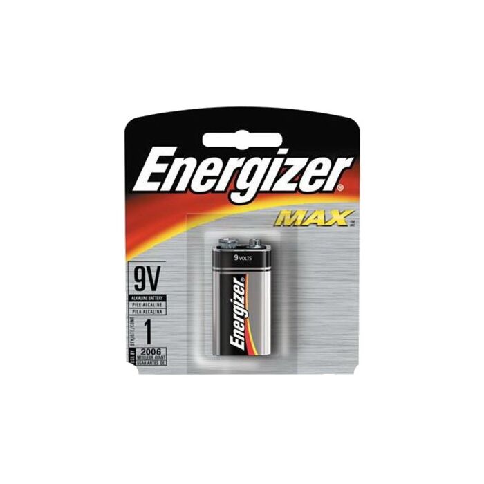 Energizer Max 9V Alkaline Battery (1 Pack)