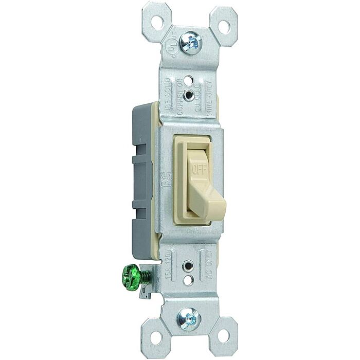 Pass & Seymour 1P SW 15A 120V GRD IV 10PK