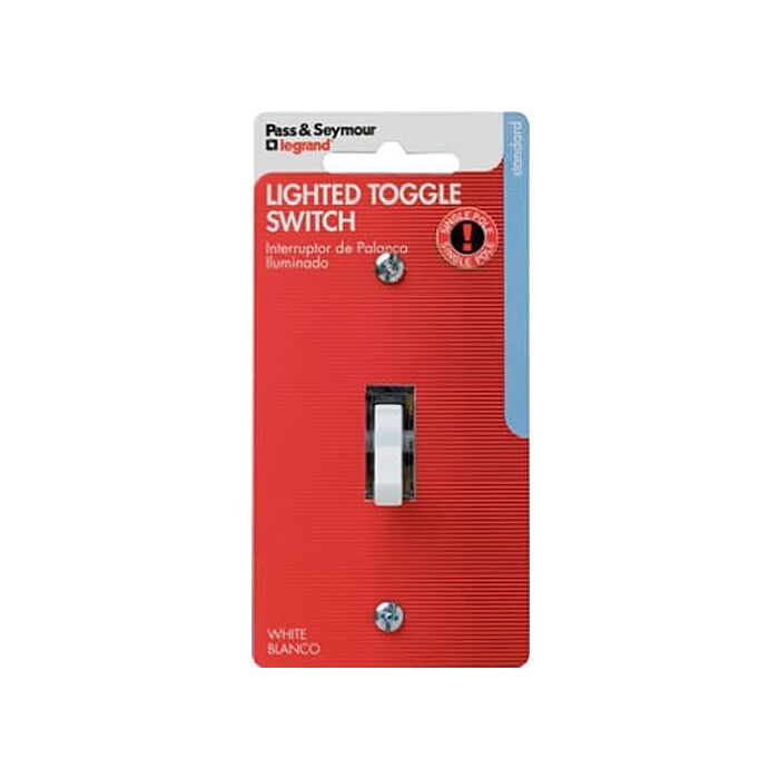 Pass & Seymour LGTD SWITCH WH