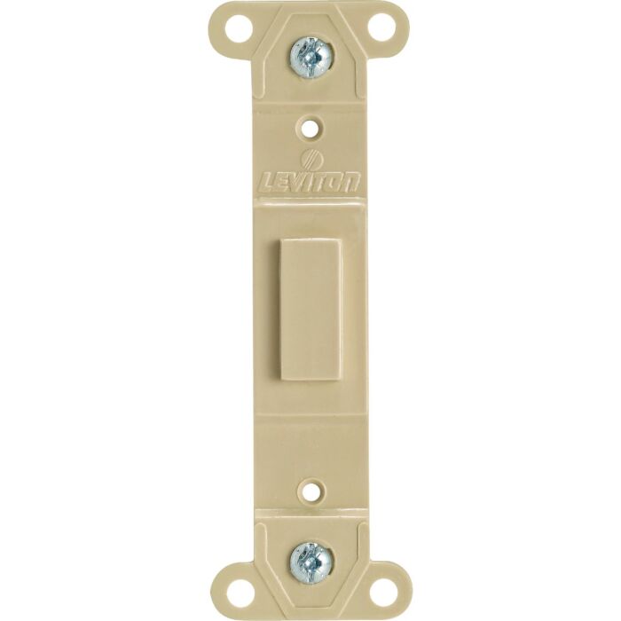 Leviton Blank Toggle Wall Plate Insert (Ivory)