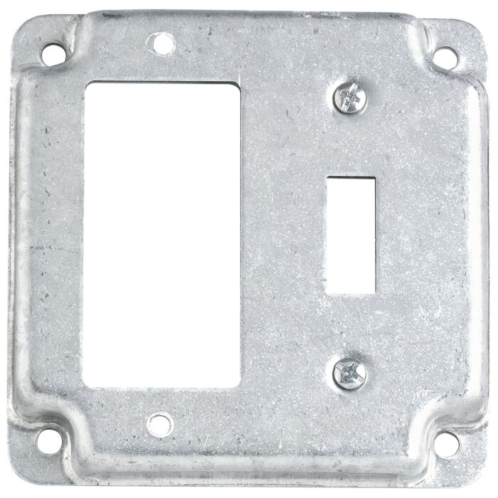 Southwire GFI Outlet and Toggle Switch Square Device Cover - 4 in. x 4 in.