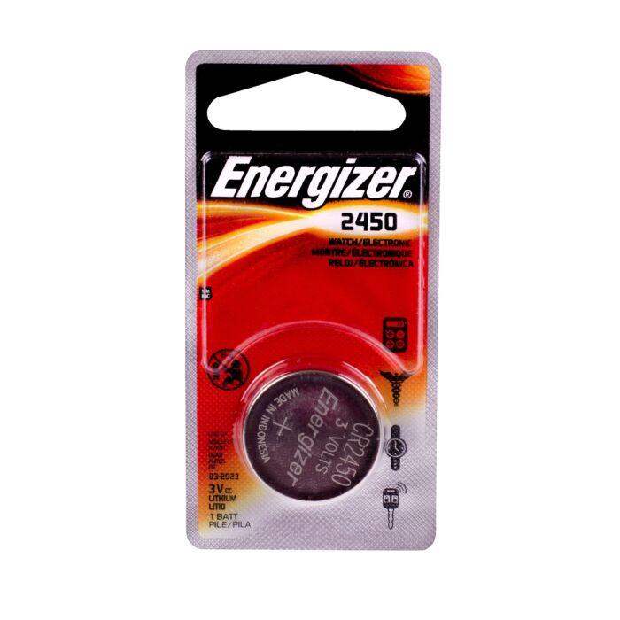 Energizer 2450 Lithium Coin Battery, 1 Pack