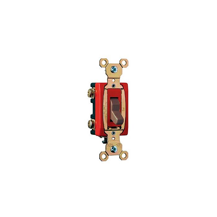 Pass & Seymour Hard Use Specification Grade Switch, Brown