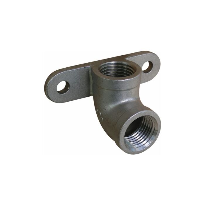 SMB 304 Stainless Steel 1-Piece 90 deg Elbow and Plate