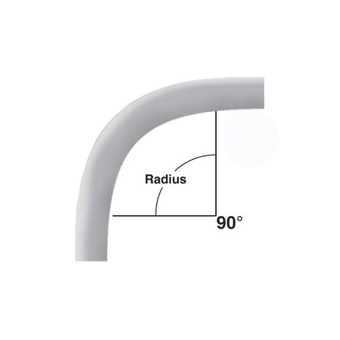 CANTEX 5 in 90 deg Nonmetallic PVC Plain End Special Radius Elbow
