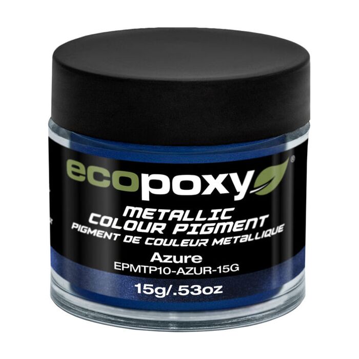 EcoPoxy 15 g Powder Azure Metallic Color Pigment