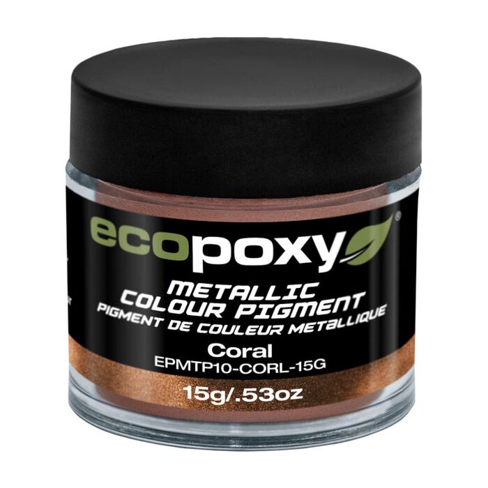 EcoPoxy 15 g Powder Coral Metallic Color Pigment
