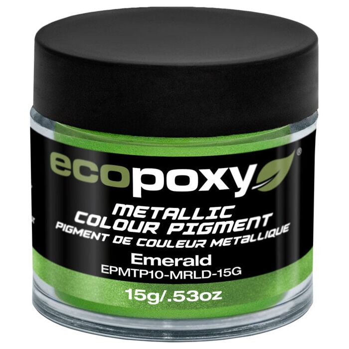 EcoPoxy 15 g Powder Emerald Metallic Color Pigment