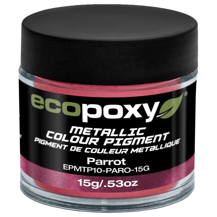 EcoPoxy 15 g Powder Parrot Metallic Color Pigment