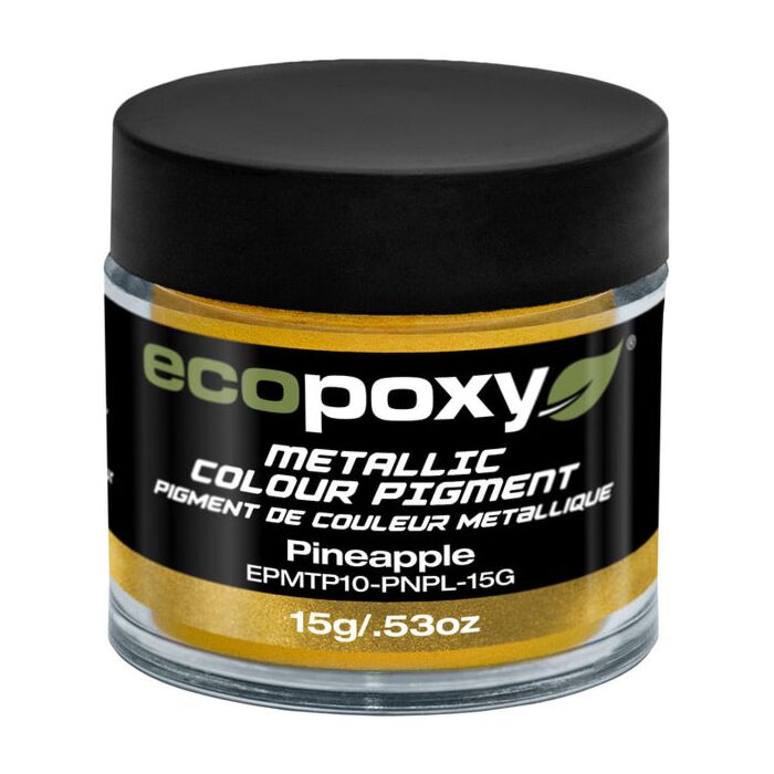EcoPoxy 15 g Powder Pineapple Metallic Color Pigment