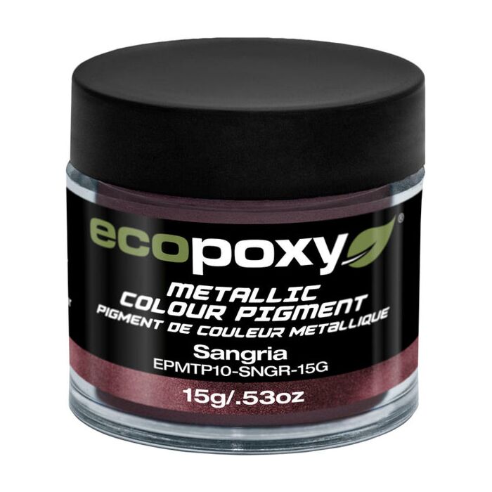EcoPoxy 15 g Powder Sangria Metallic Color Pigment