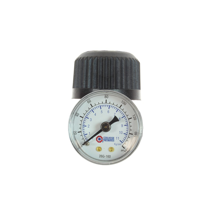 Coilhose Pneumatics 1/4" Economy Regulator w/ Gauge