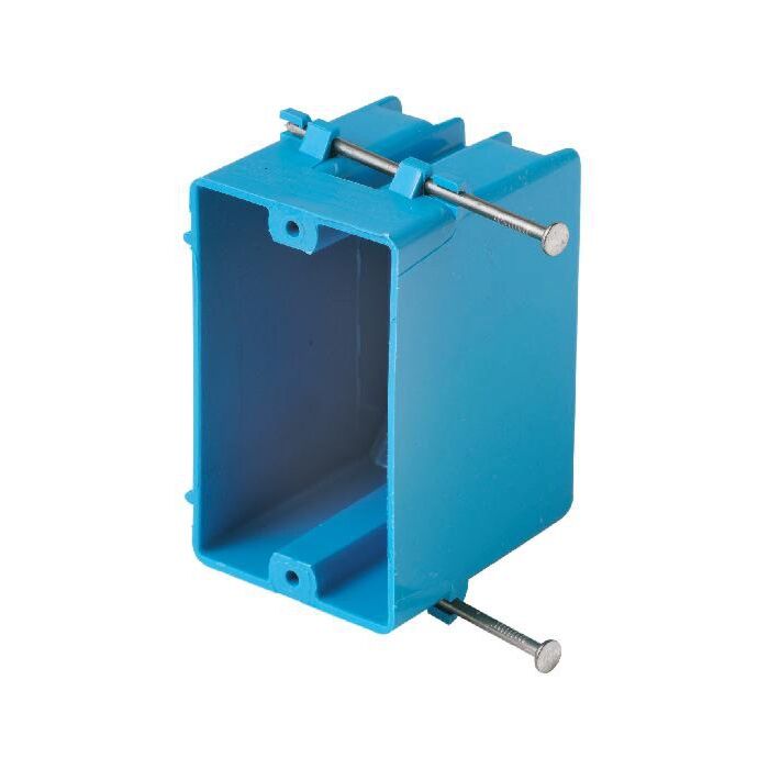 Carlon PVC One-Gang Nail-On New Work Outlet Box