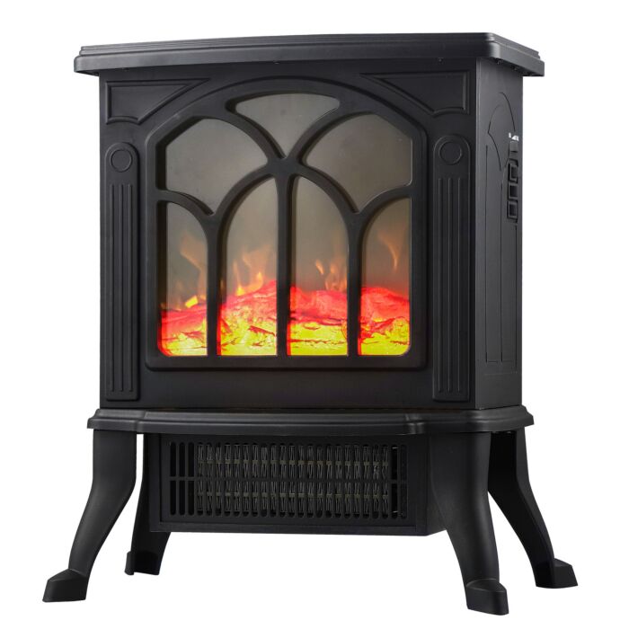 Comfort Glow Freestanding Electric Fireplace Stove Heater - 5,200 BTU