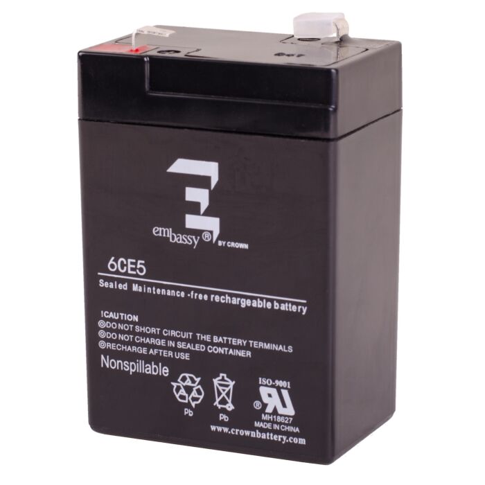 Interstate All Battery Power Patrol Rechargeable Security System Battery  6V 4.5A