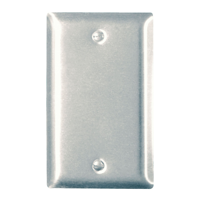 Pass & Seymour 1-Gang Metal Blank Wall Plate (Stainless Steel)