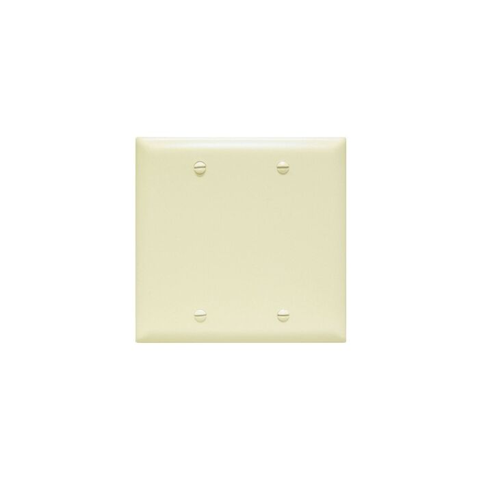Pass & Seymour TradeMaster® 2-Gang Nylon Wall Plate (Ivory)