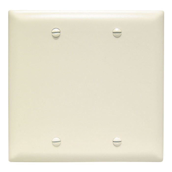 Pass & Seymour TradeMaster® 2-Gang Nylon Wall Plate (Light Almond)
