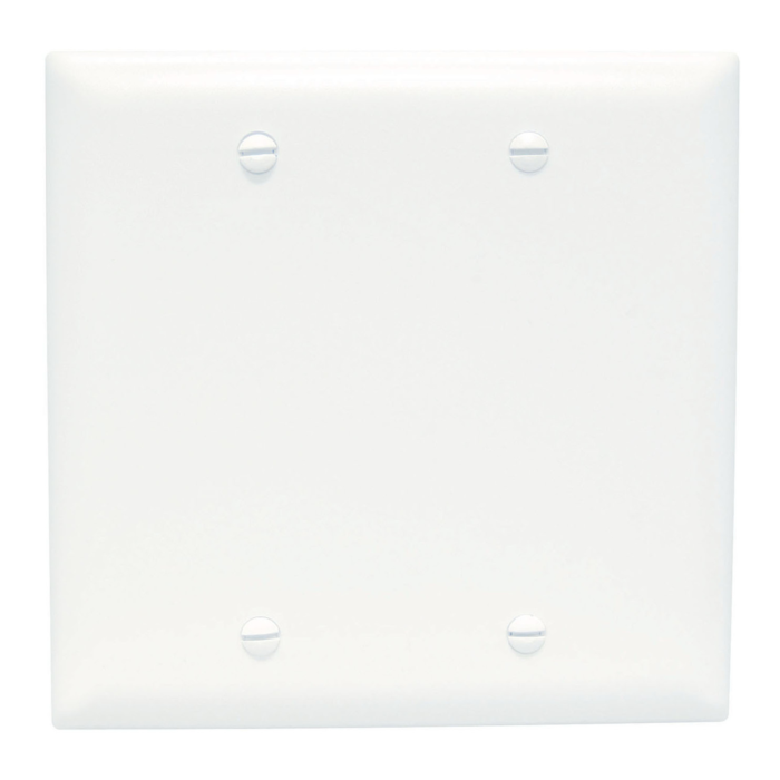 Pass & Seymour TradeMaster® 2-Gang Nylon Wall Plate (White)