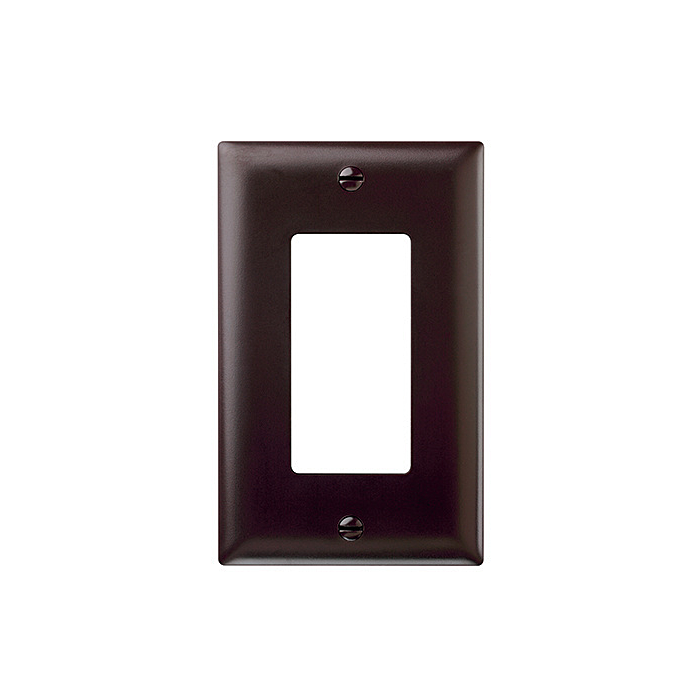 Pass & Seymour TradeMaster® 1-Gang Nylon Decorator Opening Wall Plate (Brown)