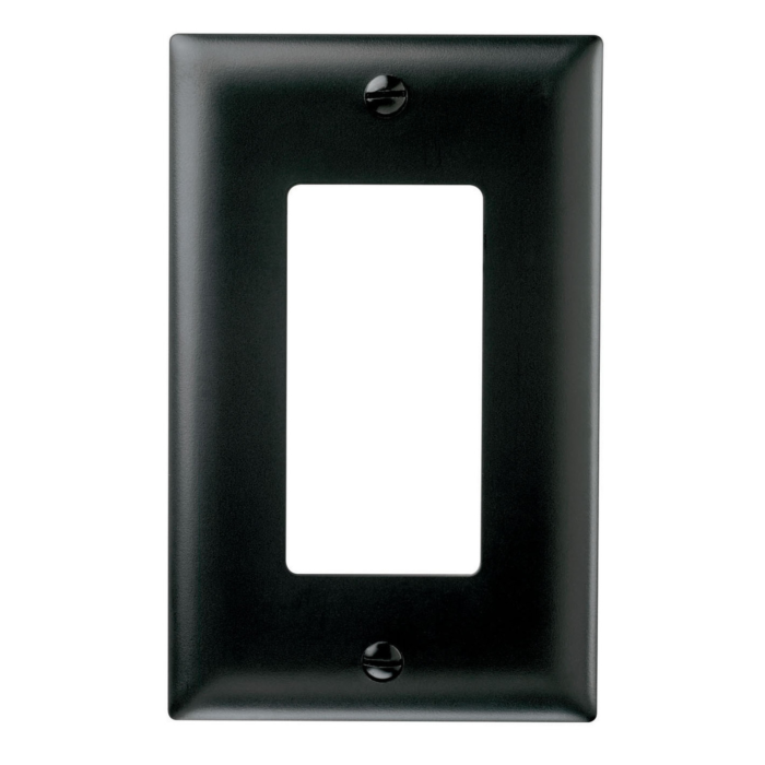 Pass & Seymour Trademaster 1-Gang Nylon Decorator Switch (Black)