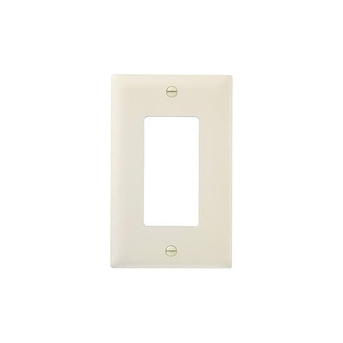 Pass & Seymour TradeMaster® 1-Gang Nylon Wall Plate, 1 Decorator Opening, 10-Pack, Light Almond