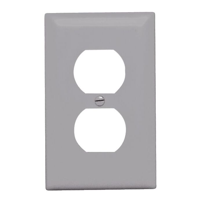 Pass & Seymour TradeMaster® 1-Gang Duplex Opening Nylon Wall Plate (Gray)