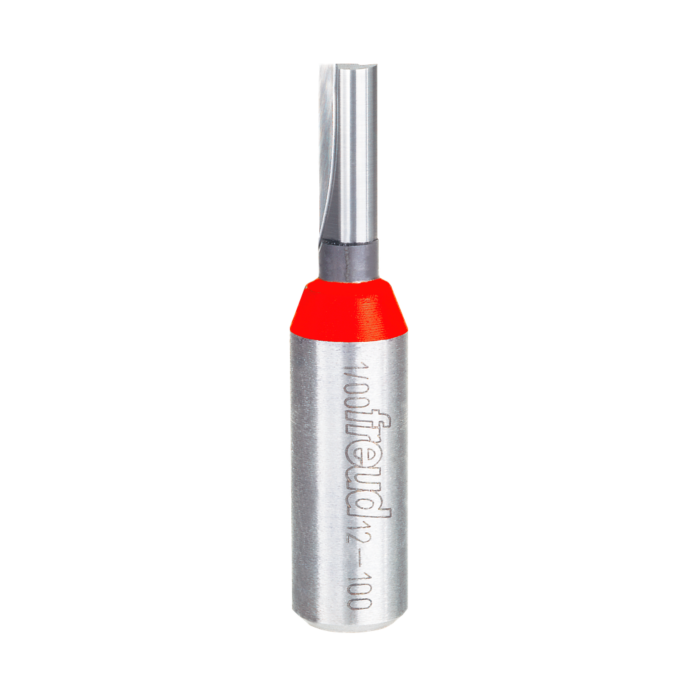 Freud Tools 1/4" (Dia.) Double Flute Straight Bit (Eclipse Grind)