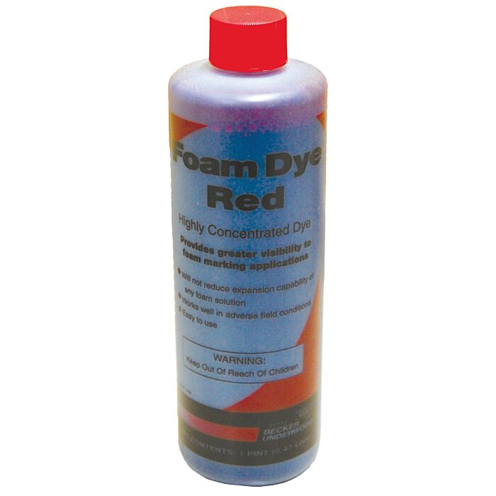Tracer 1 qt Net Content Red Foam Dye
