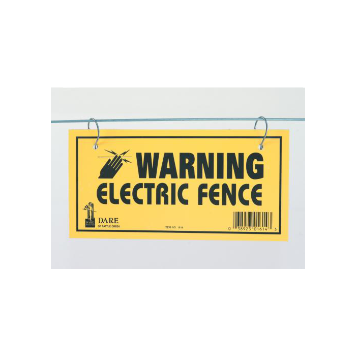 Dare Products WARNING SIGN