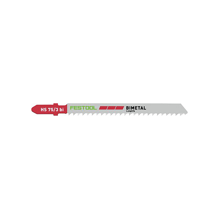Festool Jigsaw blade HS 75/3 BI/5 PLASTICS SOLID MATERIAL