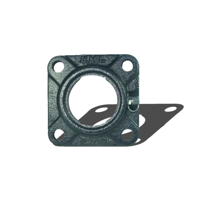 KML 3/8 in 2-1/2 in 15/32 in 4-Bolt Normal Duty Flange Housing with Set Screw Locking