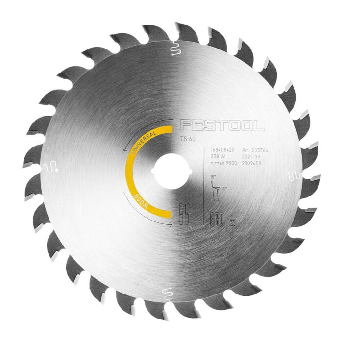 Festool 6.6 in 0.05 in Metal Saw Blade