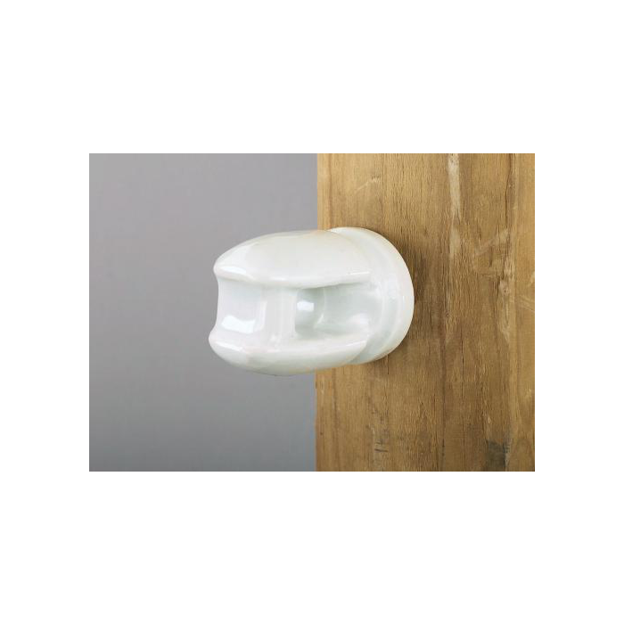 Dare Products PORCELAIN LINE INSULATOR WITH LAG BOLT