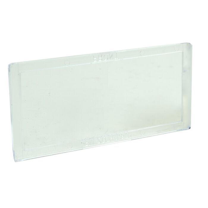 Best Welds® 2 x 4-1/4 in Polycarbonate Clear Rectangular Impact Resistant Magnifier Plate