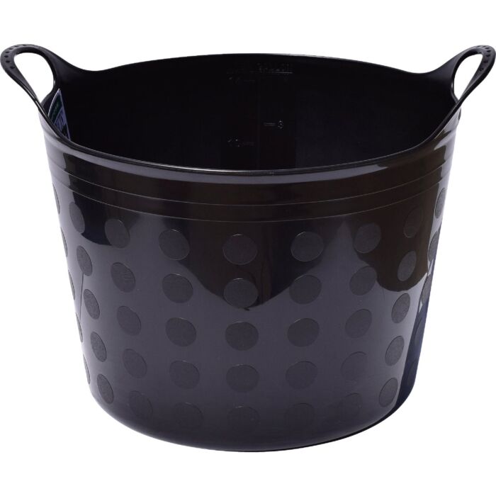 Tuff Stuff 4.2 Gal. Black Plastic Flex Tub