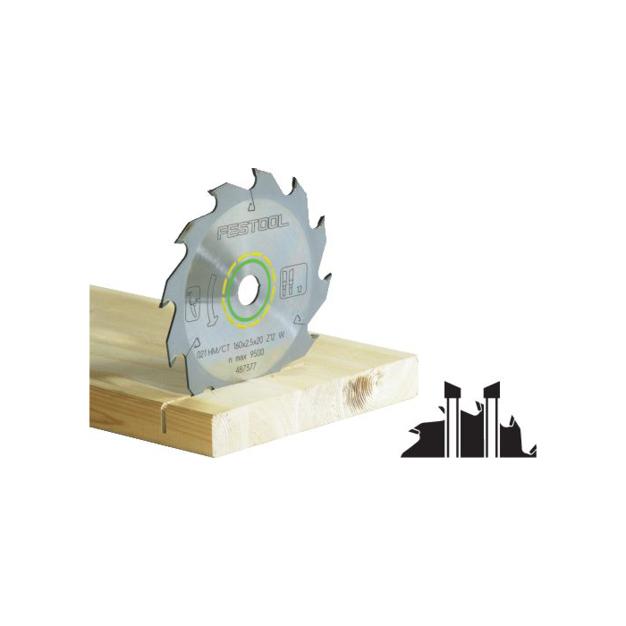 Festool Saw Blade HW 160x1,8x20 W18 WOOD STANDARD