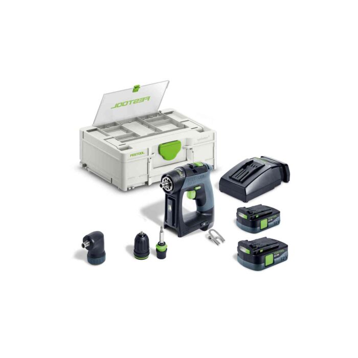 Festool Cordless Drill CXS 12 2,5-Set