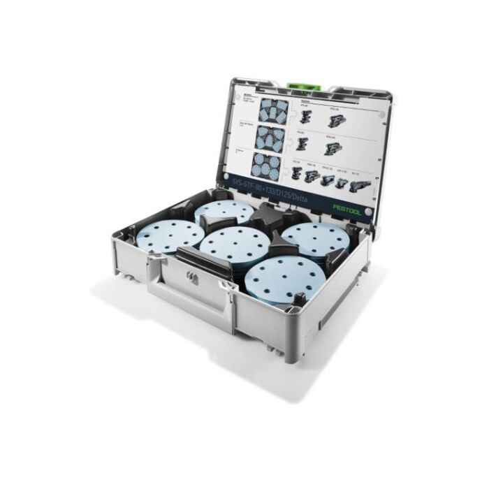 Festool Systainer³ Abrasive Set SYS-STF D125 GR Set
