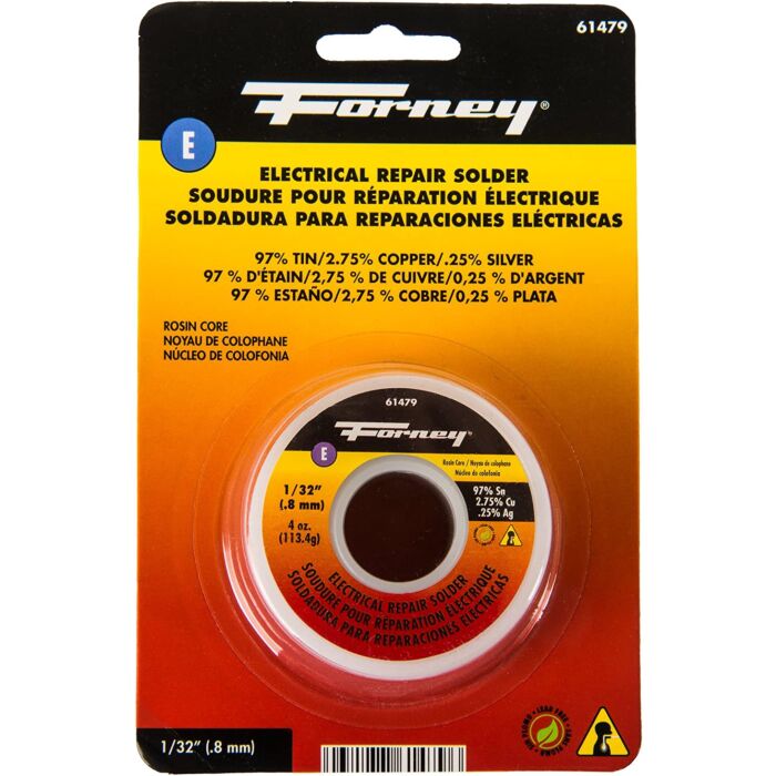 Forney 4 oz 1/32 in White Rosin Core Electrical Repair Solder Wire