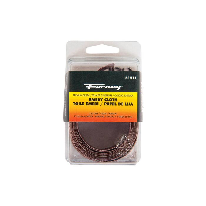 Forney 2 yd 1 in Aluminum Oxide Abrasive Cloth