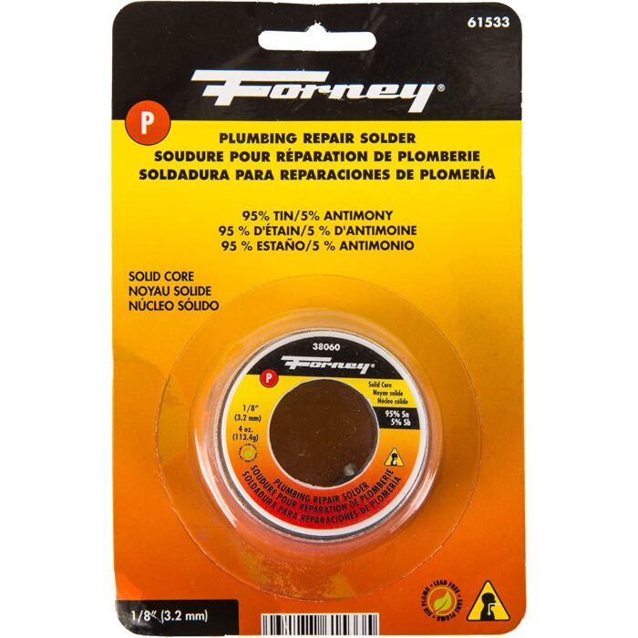 Forney 4 oz 1/8 in Gray Rosin Core Electrical Repair Solder Wire
