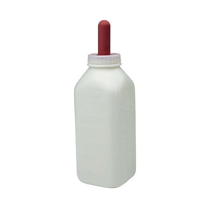 Little Giant Products 2 qt Size Polyethylene Plastic 4-1/4 in Square Nursing Bottle