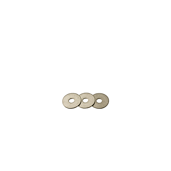 Fender Washer, Zinc Coated, CR+3, 3/16" Diameter, 1" Length