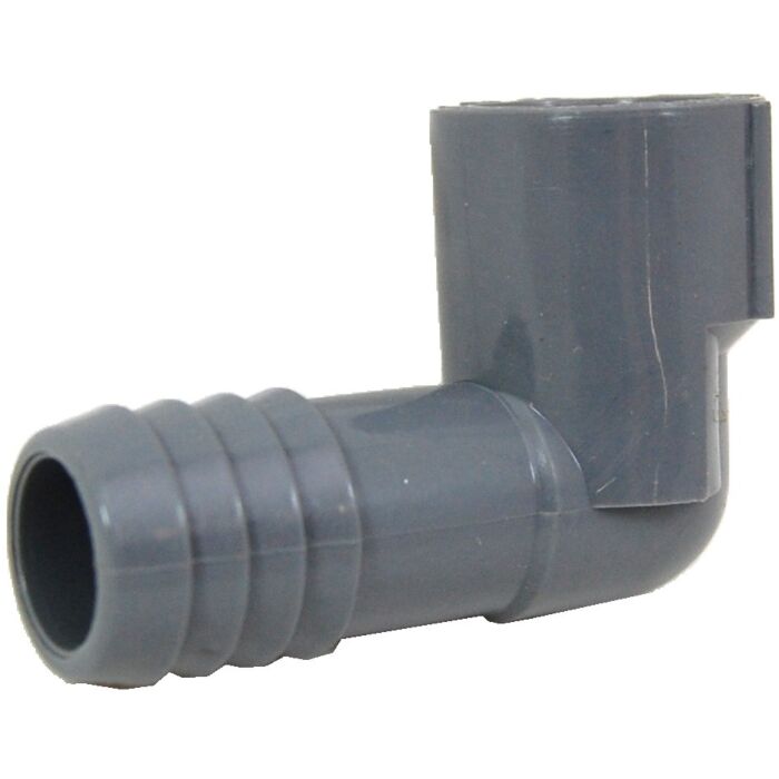 Plumbeeze 3/4"INS x 1/2" FPT RED ELBOW - PVC