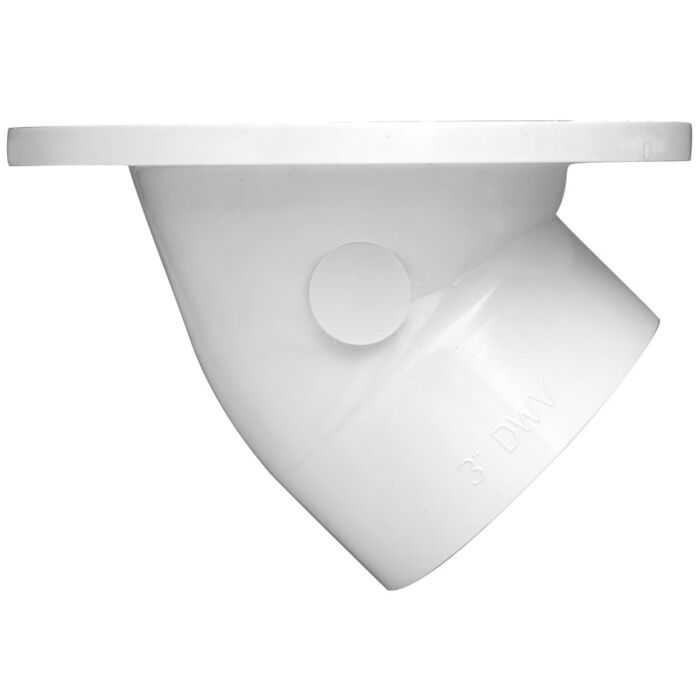 Oatey PVC Closet Flange (White) 3 or 4 in. Connection