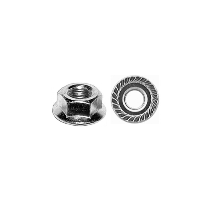 Titan™ #10-32 Steel Zinc Plated Flange Nut